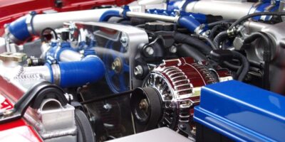 Clean Detailed Car Engine